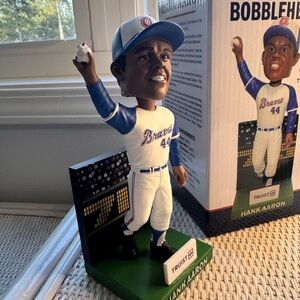 Hank Aaron Bobblehead  Atlanta Braves 50th Anniversary Celebration Collectible